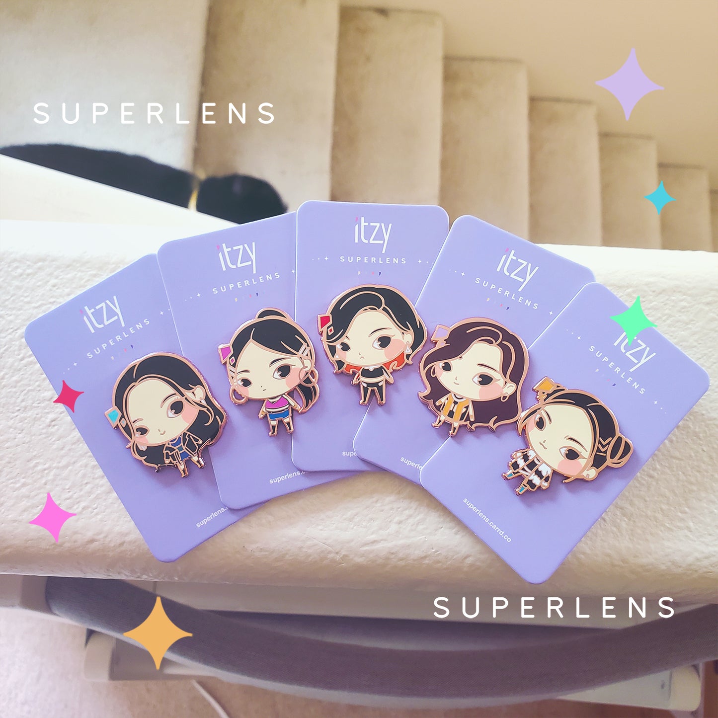 Super KPOP: ITZY Enamel Pins