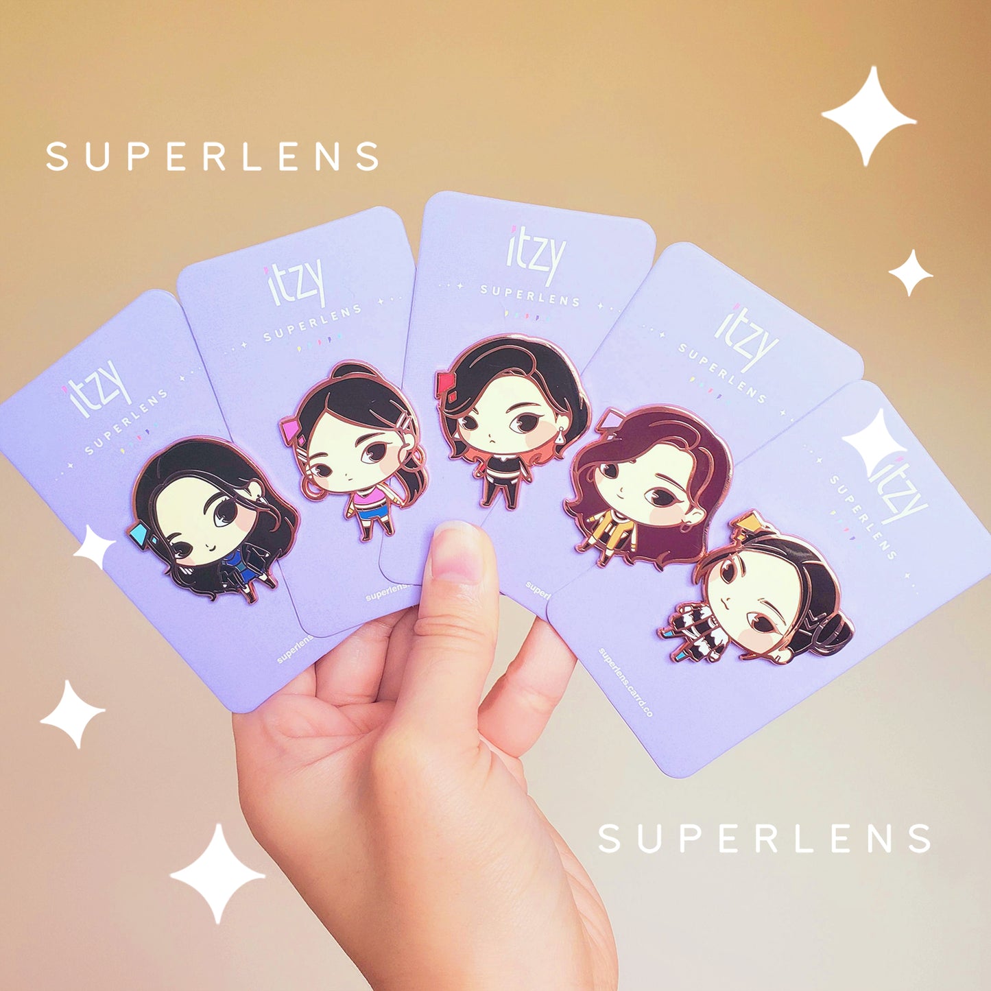 Super KPOP: ITZY Enamel Pins