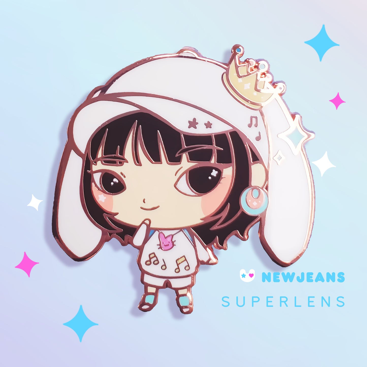 Super KPOP: NEWJEANS Enamel Pins