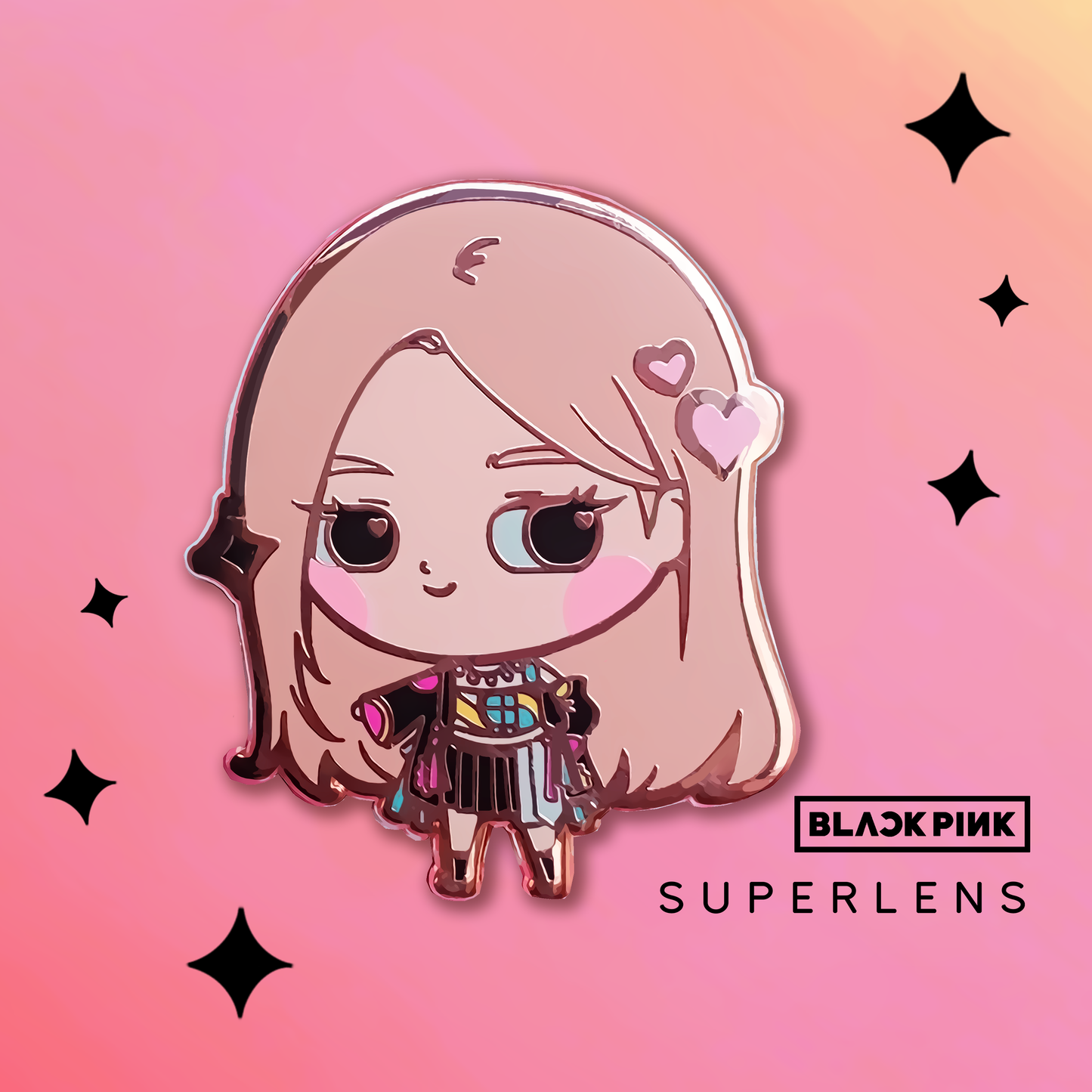 Super KPOP: BLACKPINK Enamel Pins
